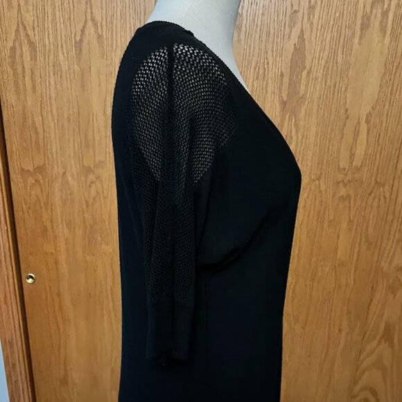 MOSSIMO / BLACK SHORT SLEEVE SWEATER / SIZE LARGE - Picture 5 of 9